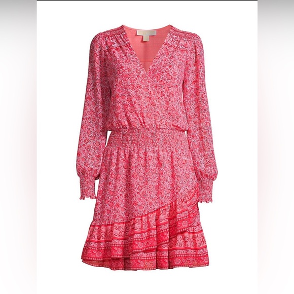 MICHAEL Michael Kors Julia Coral Snake Printed Dress - Picture 3 of 8